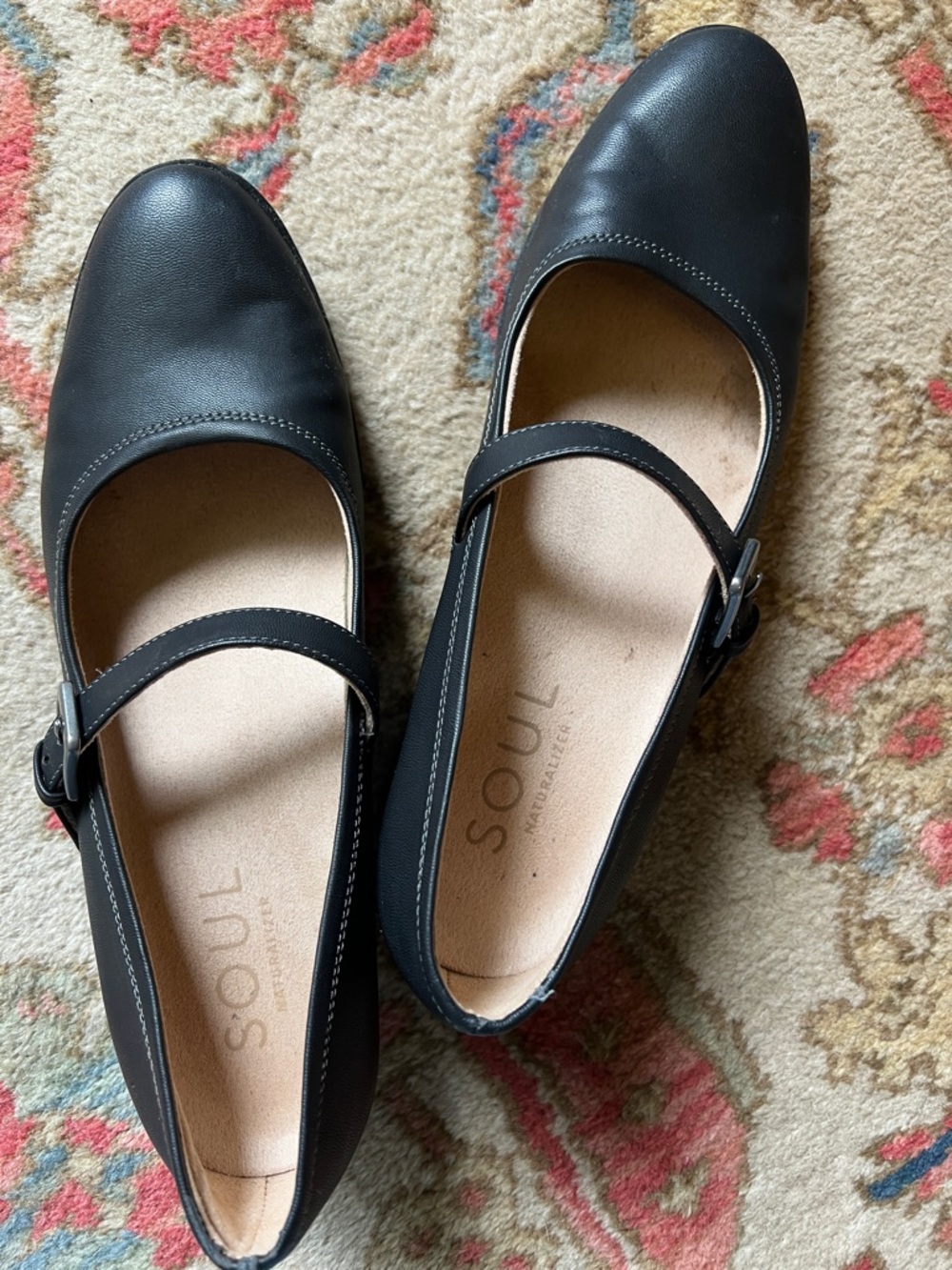 SOUL Naturalizer Ramona Mary Jane Flats with Buckle Strap